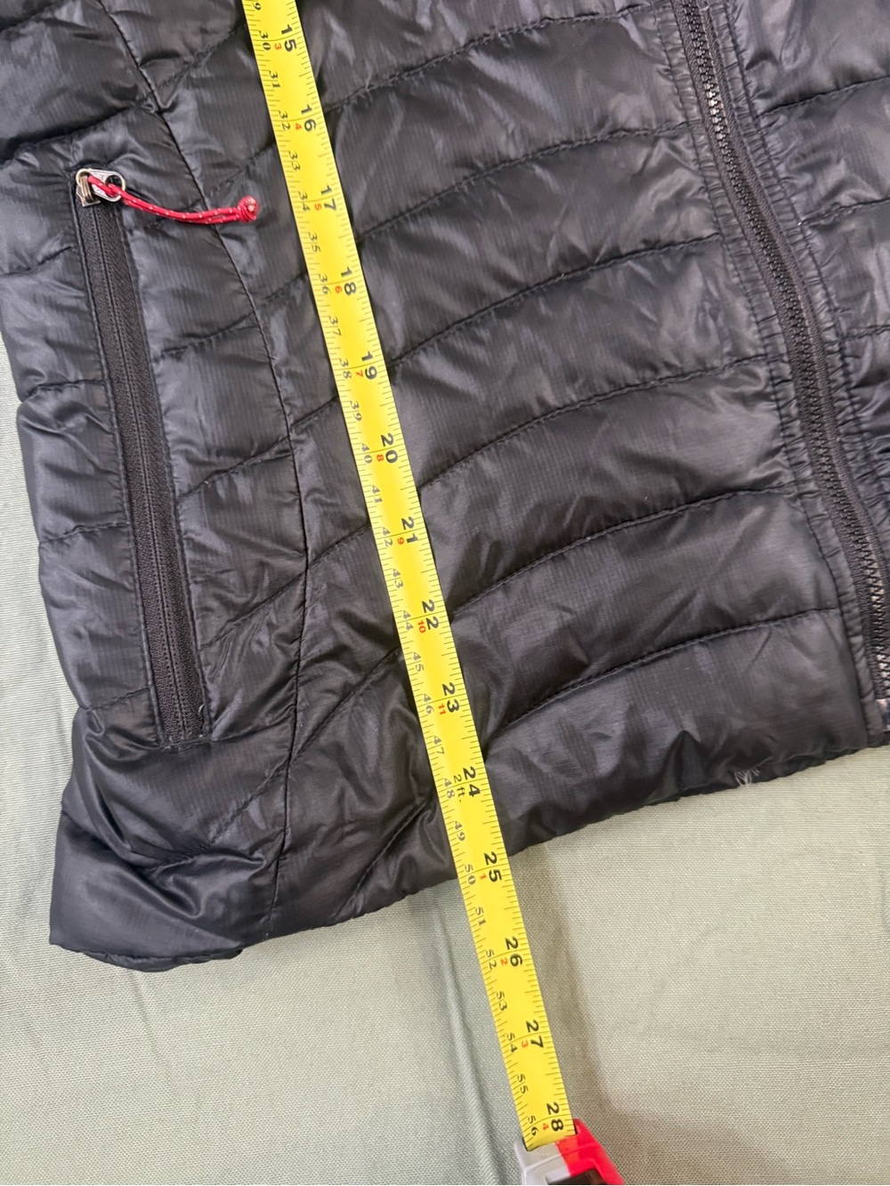 Women's The North Face 800 Pro Lightweight Puffer Jacket Black S Flaw - Picture 7 of 8